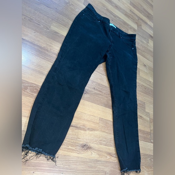 Loft Deep Black Relaxed Jeans - Picture 2 of 3